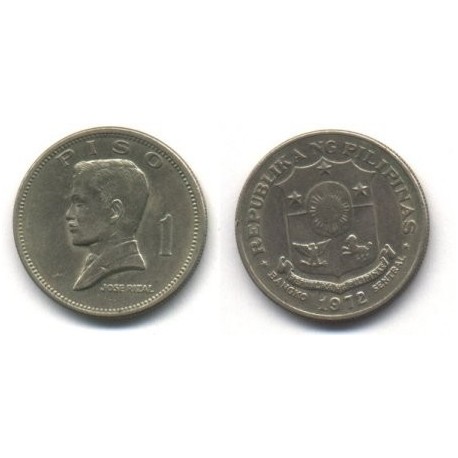 (203) Filipinas. 1972. 1 Piso (MBC)
