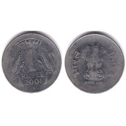 (92.2) India. 2001. 1 Rupee (MBC)