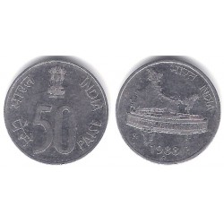 (69) India. 1988. 50 Paise (MBC)