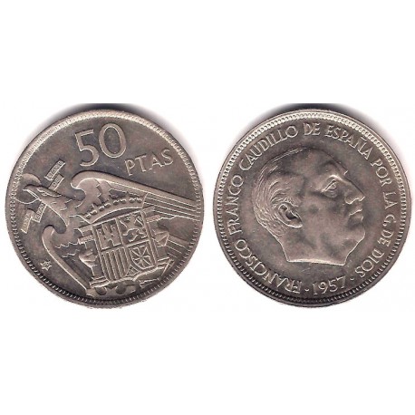 Estado Español. 1957*(60). 50 Pesetas (EBC)