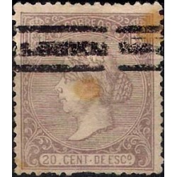 (85) 1866. 20 Céntimos de Esc. Isabel II (Usado)