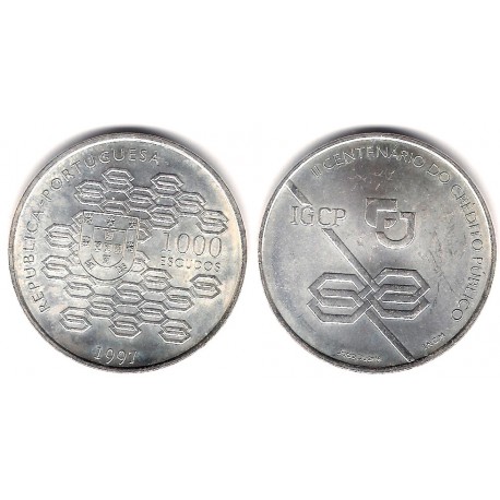 (703) Portugal. 1997. 1000 Escudos (SC) (Plata)