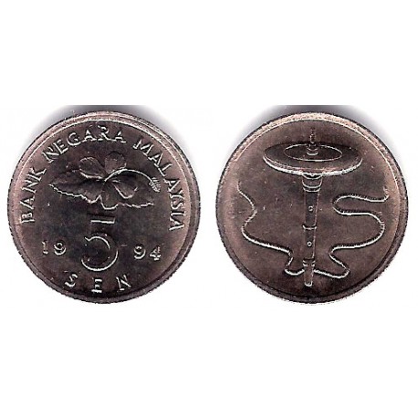 (50) Malasia. 1994. 5 Sen (SC)