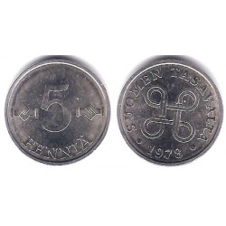 (45a) Finlandia. 1978. 5 Penniä (MBC+)