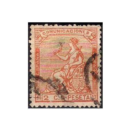 (131) 1873. 2 Céntimos. Alegoría de España (Usado)