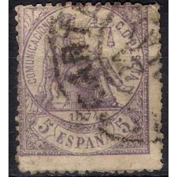 (144) 1874. 5 Céntimos. Alegoría de la Justicia (Usado)