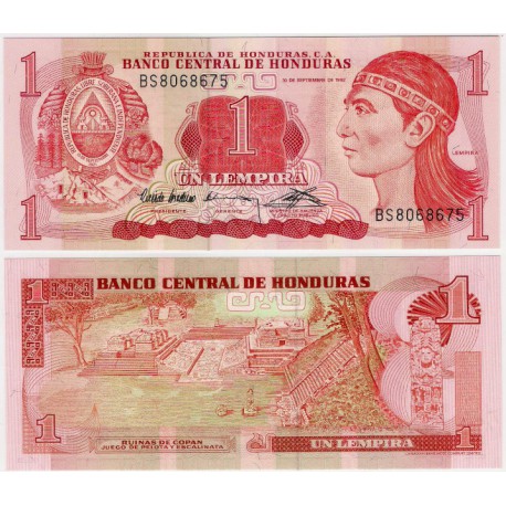 (71) Honduras. 1992. 1 Lempira (SC)