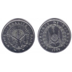 (20) Djibouti. 1999. 1 Franc (SC)