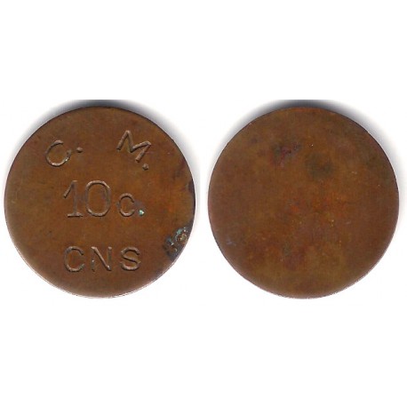Cooperativa Masnou. CNS. 10 Céntimos (MBC)