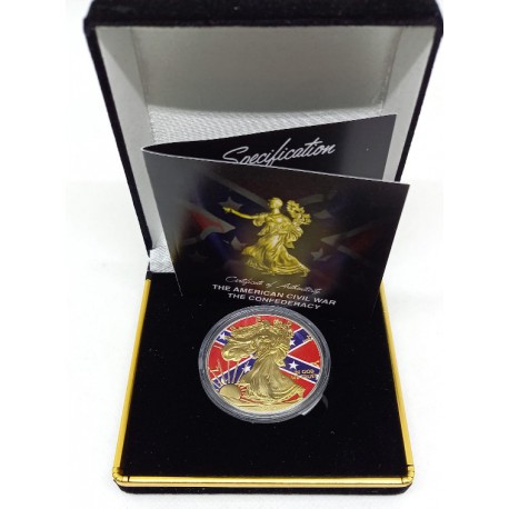 Estados Unidos de América. 2014. 1 Dollar (SC) (Plata) Coloreada