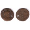 Constancio I. 293-306 d.C. ½ Follis (BC) Agujereada