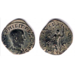 Filipo II. 247-249 d.C. Sestercio (MBC)