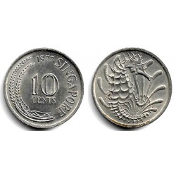 (3) Singapur. 1977. 10 Cents (MBC)