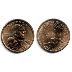 (310) Estados Unidos de América. 2001(D). 1 Dollar (SC)