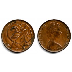 (63) Australia. 1966. 2 Cents (MBC)