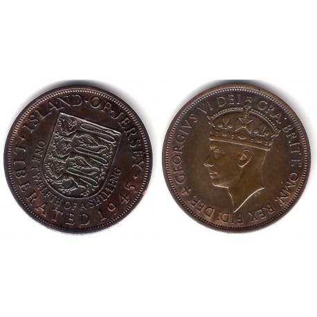(19) Jersey. 1945. 1/12  Shilling (EBC)
