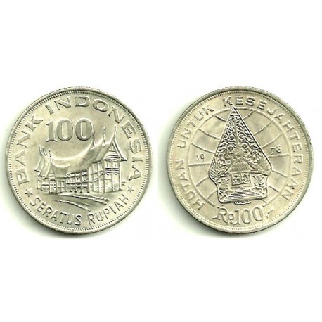 (42) Indonesia. 1978. 100 Rupiah (EBC)