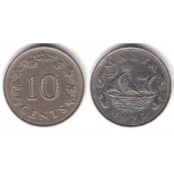 (11) Malta. 1972. 10 Cents (MBC)