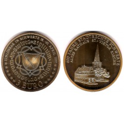 Medalla. 600 Jahre Stadtrechte Schwerte. 3 Euro (SC)
