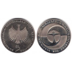 (157) Alemania. 1982(F). 5 Mark (Proof)
