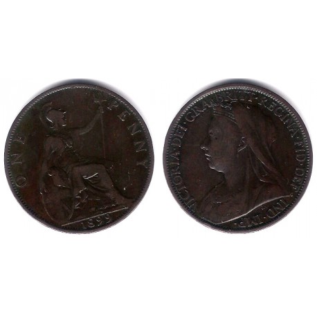 (790) Gran Bretaña. 1899. 1 Penny (BC)