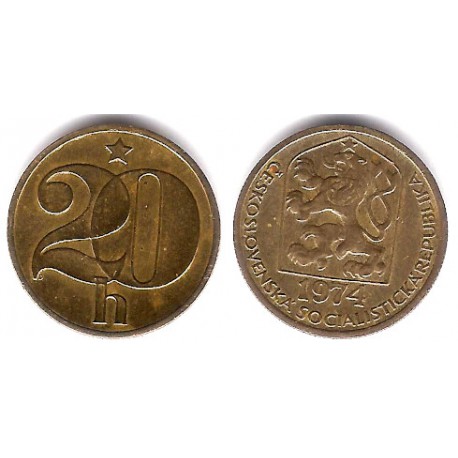 (74) Checoslovaquia. 1974. 20 Haleru (MBC)