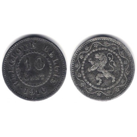 (81) Bélgica. 1916. 10 Centimes (MBC+)