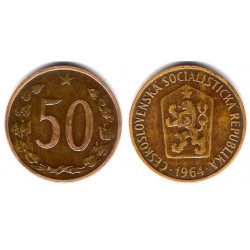 (55.1) Checoslovaquia. 1964. 50 Haleru (MBC)