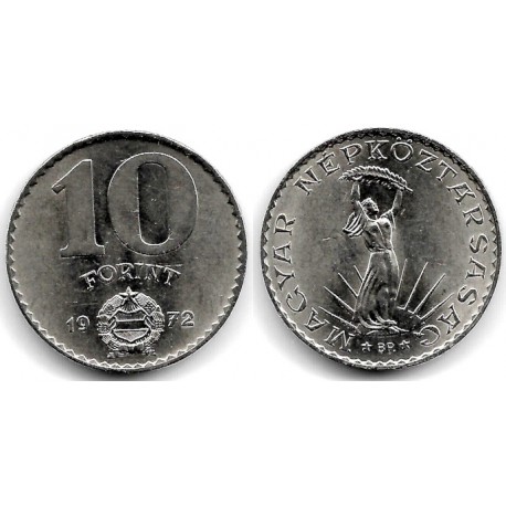 (595) Hungria. 1972. 10 Forint (EBC)