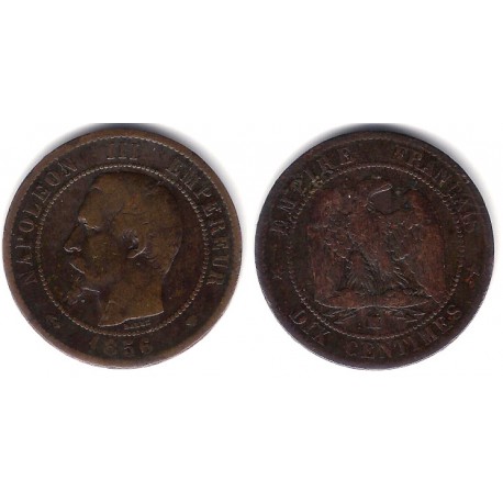 (771.6) Francia. 1856MA. 10 Centimes (BC)