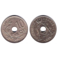 (86) Bélgica. 1926. 10 Centimes (EBC+)