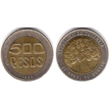 (286) Colombia. 1995. 500 Pesos (MBC)