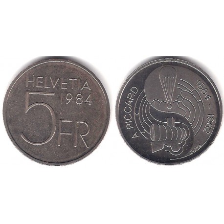 (63) Suiza. 1984. 5 Francs (SC)
