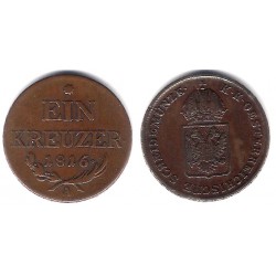 (2113) Austria. 1816A. 1 Kreuzer (MBC+)