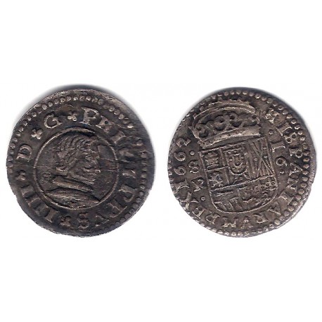 Felipe IV. 1662. 16 Maravedi (MBC) Ceca de Sevilla R
