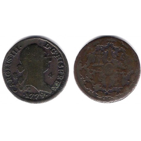 Carlos III. 1779. 4 Maravedi (BC) Ceca de Segovia