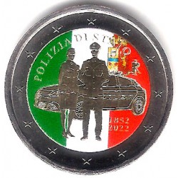 Italia. 2022. 2 Euro (SC) Coloreada