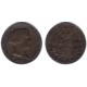 Isabel II. 1862. 25 Céntimos de Real (BC+) Ceca de Segovia