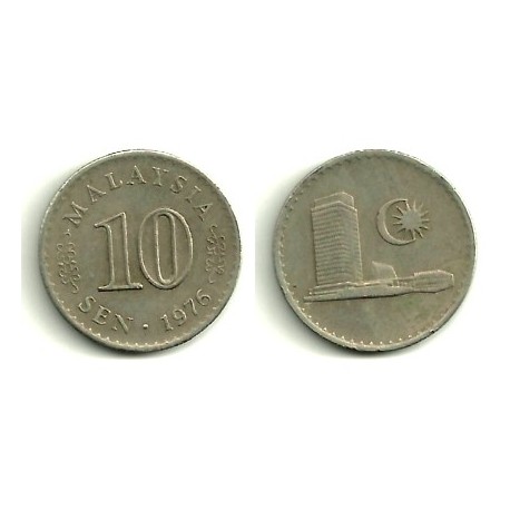 (3) Malasia. 1976. 10 Sen (MBC)
