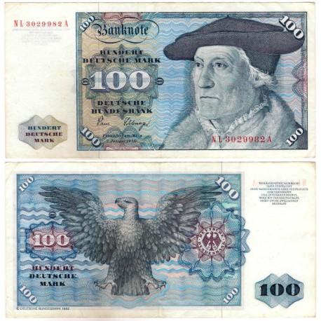 (34d) Alemania. 1980. 100 Mark (MBC)