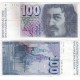 (57g) Suiza. 1984. 100 Francs (MBC)