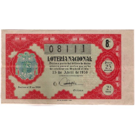 Décimo. 15 de Abril de 1958