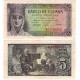 Estado Español. 1943. 5 Pesetas (EBC-) Serie G