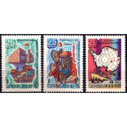 Unión Soviética. 1981. Serie Completa (Nuevo) Exploraciones Soviéticas Antartico