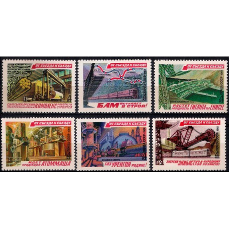 Unión Soviética. 1981. Serie Completa (Nuevo) Industria