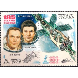 Unión Soviética. 1981. 15 + 15 Kopeks (Nuevo) Conquista Espacial