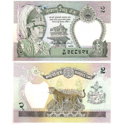 (29b) Nepal. 1981-2001. 2 Rupees (EBC)