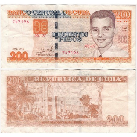 (130) Cuba. 2019. 200 Pesos (MBC)