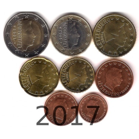 Luxemburgo. 2017. Serie Completa (SC)