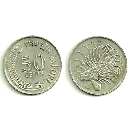Singapur. 1980. 50 Cents (SC)